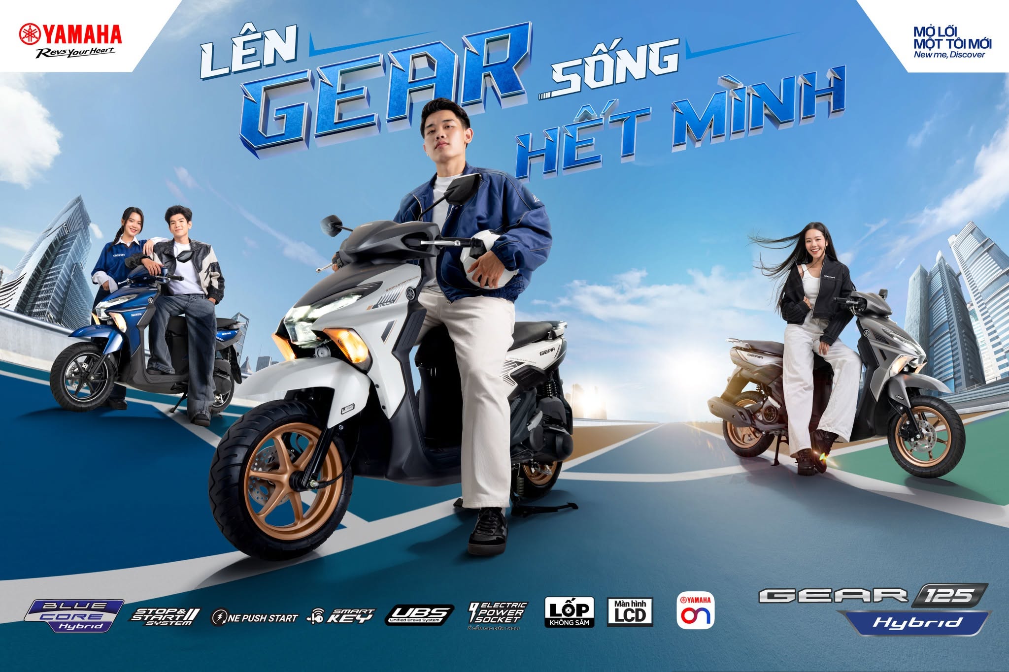 Yamaha GEAR 125 Hybrid Ra Mắt