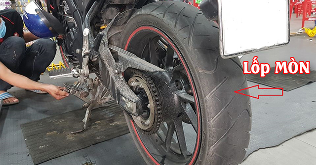 Dấu hiệu nhận biết vỏ xe máy cần được thay mới